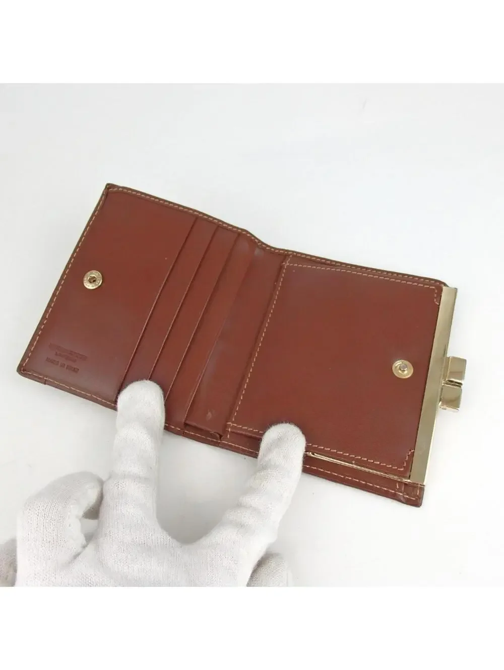 Authentic BURBERRY bifold wallet leather[Used] - Picture 10 of 14